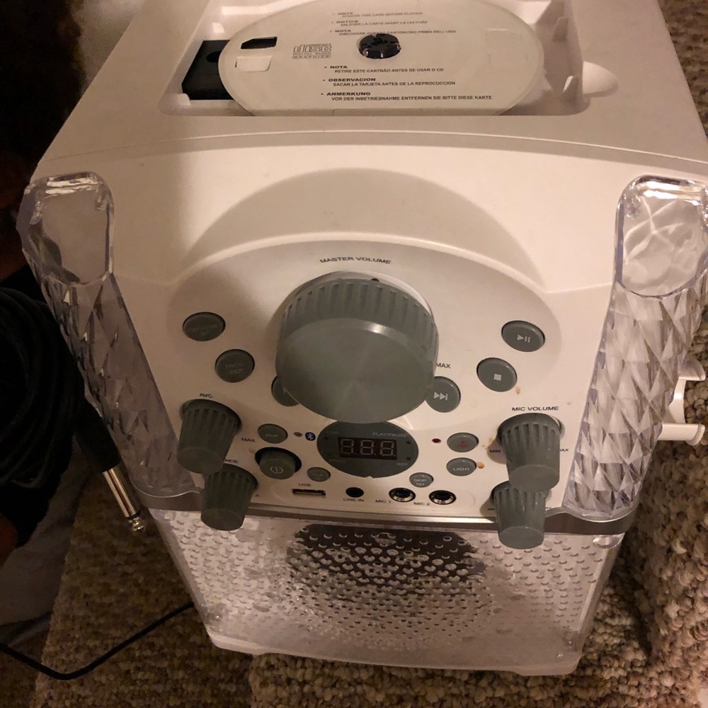 Light up Karaoke machine